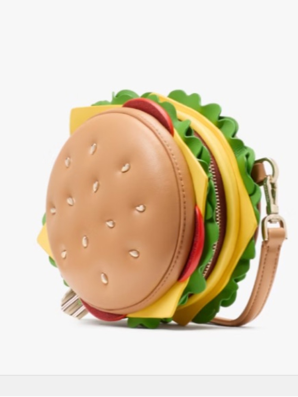 3D Hamburger Crossbody Novelty Burger Crossbody Bag - Picture 2 of 8